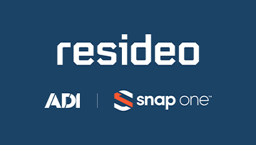 ADI + Snap One Logo with Resideo